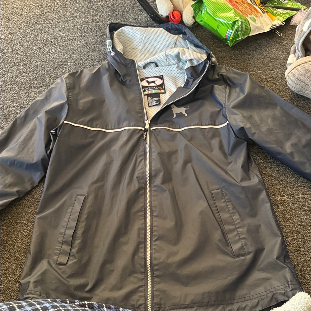 The Black Dog Charcoal Raincoat